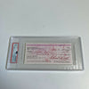 Bill Russell Signed Autographed Bank Check PSA DNA Boston Celtics HOF Legend