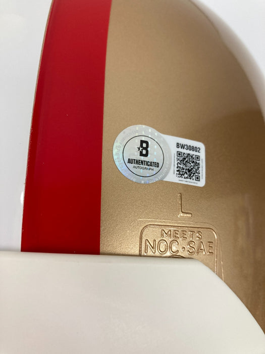 Joe Montana "SB XVI, XIX, XXIV MVP" Signed Full Size 49ers Game Helmet Beckett