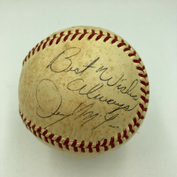 Denny McLain 1960's Rookie Signed American League Game Used Baseball JSA COA