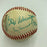 The Finest Baseball Commissioners Signed Baseball 11 Signatures JSA COA