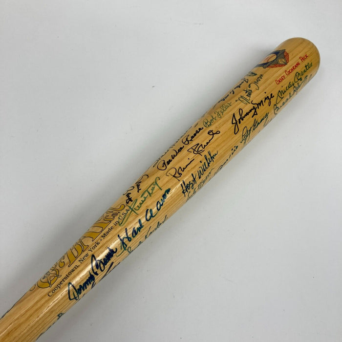 Mickey Mantle Ted Williams Hall Of Fame Multi Signed Bat 53 Sigs Beckett COA