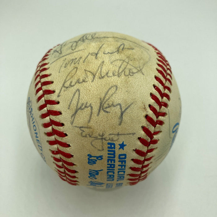 1982 Boston Red Sox Team Signed American League Baseball Wade Boggs