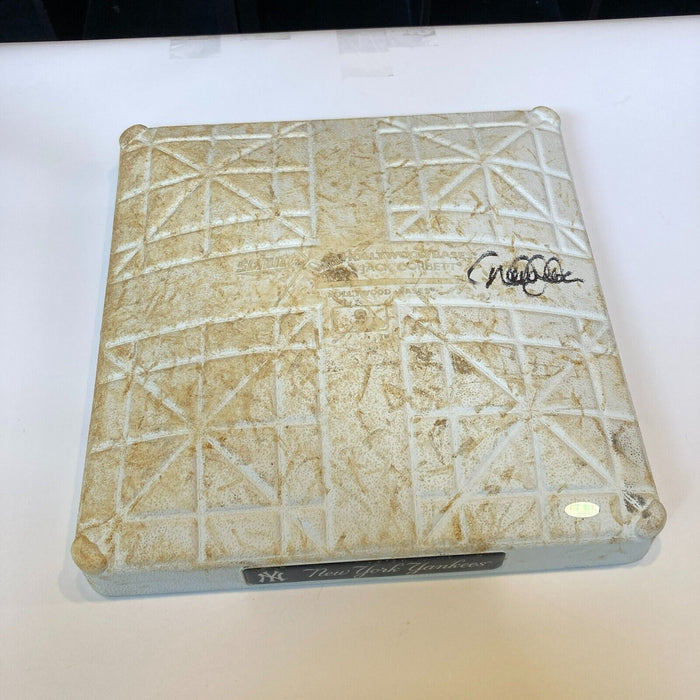 Derek Jeter Signed Authentic 2012 Game Used First Base With Steiner COA