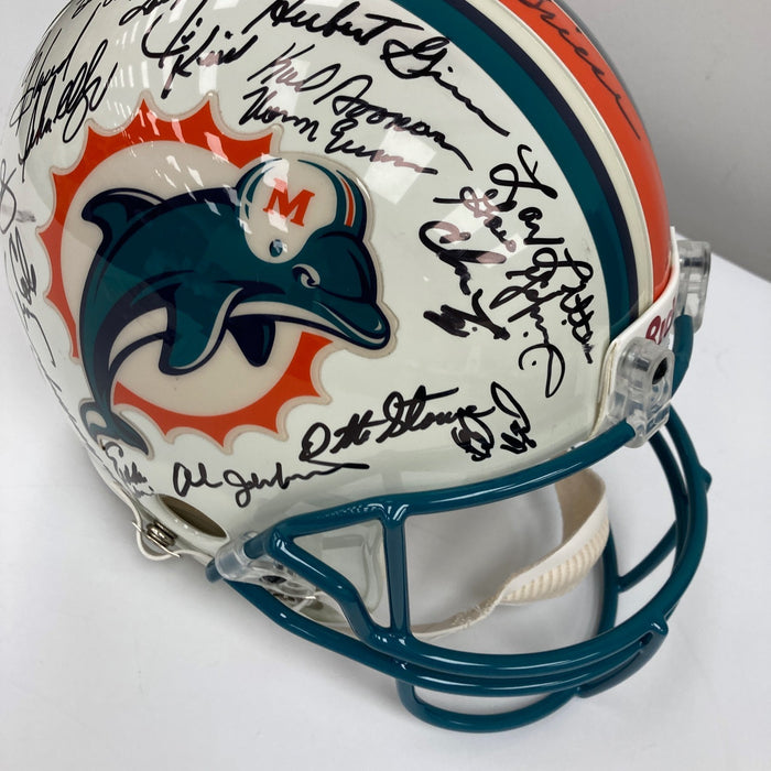 1972 Miami Dolphins Super Bowl Champs Team Signed Full Size Helmet JSA COA