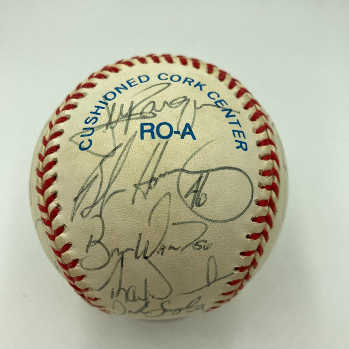 1999 Chicago White Sox Team Signed Baseball Frank Thomas Beckett COA