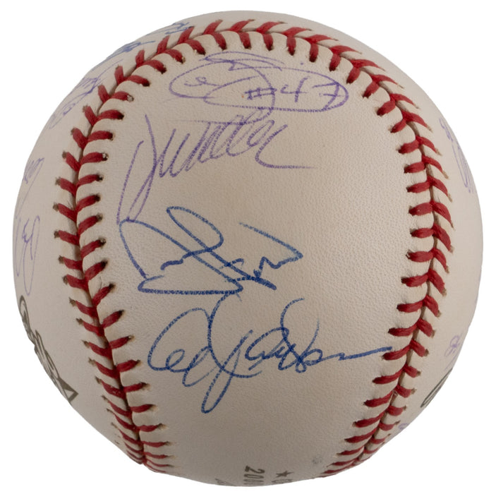 2000 New York Mets NL Champs Team Signed World Series Baseball PSA DNA COA