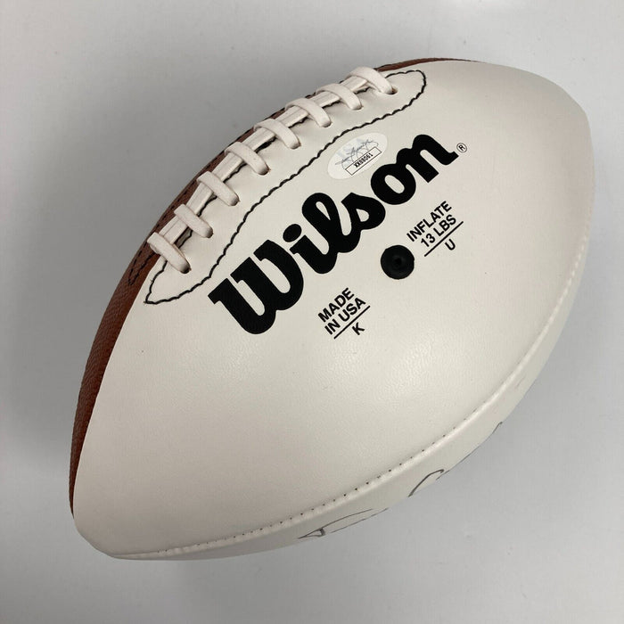Tony Canadeo "HOF 1974, #3" Signed Wilson NFL Football JSA COA RARE