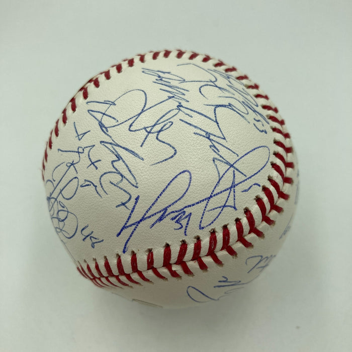 2007 Boston Red Sox World Series Champs Team Signed Baseball MLB Certified