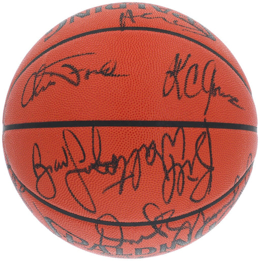 1987-88 Boston Celtics Team Signed Spalding Official Game Basketball PSA DNA