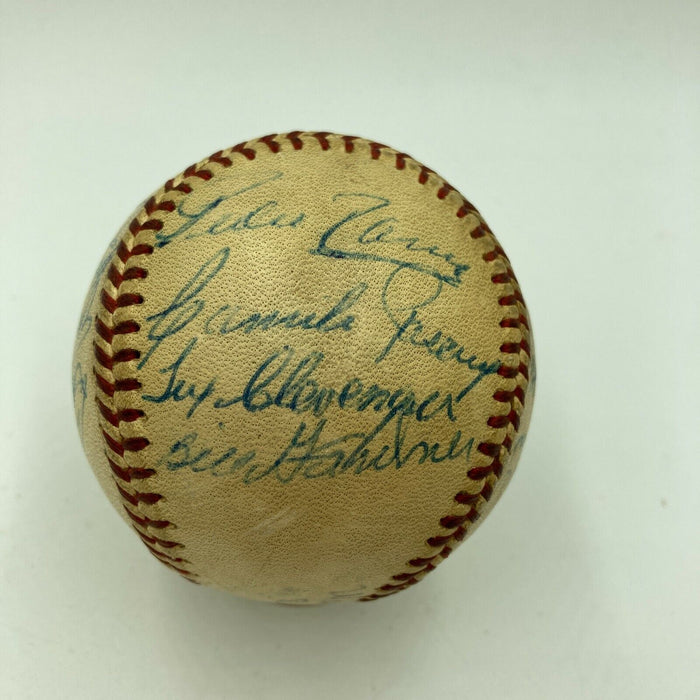 1950's Washington Senators Team Signed Game Used American League Baseball