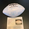 Vintage 1972 Miami Dolphins Super Bowl Champs Team Signed Football (40+) JSA COA