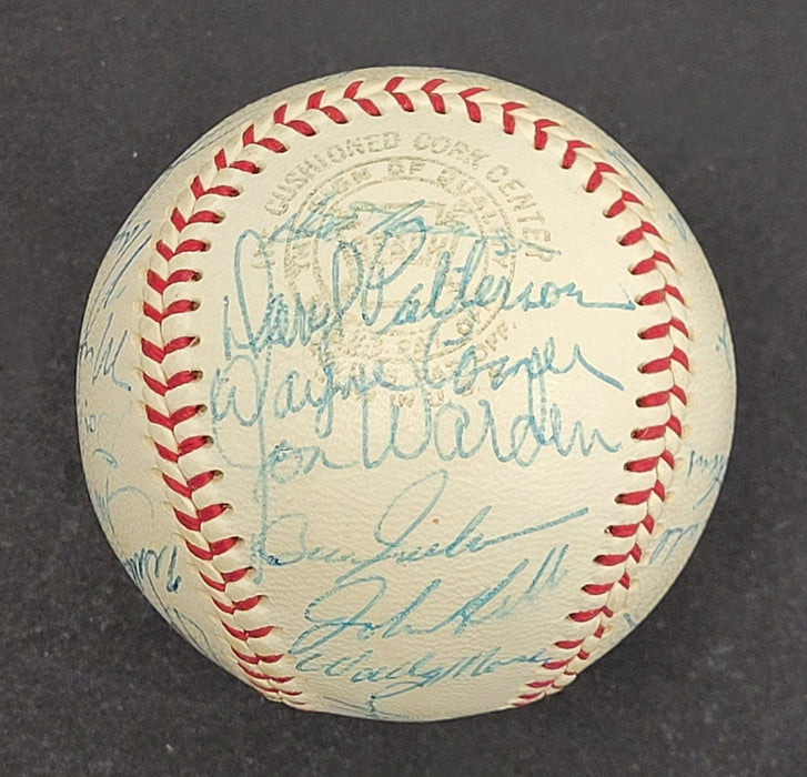 Beautiful 1968 Detroit Tigers World Series Champs Team Signed Baseball JSA COA