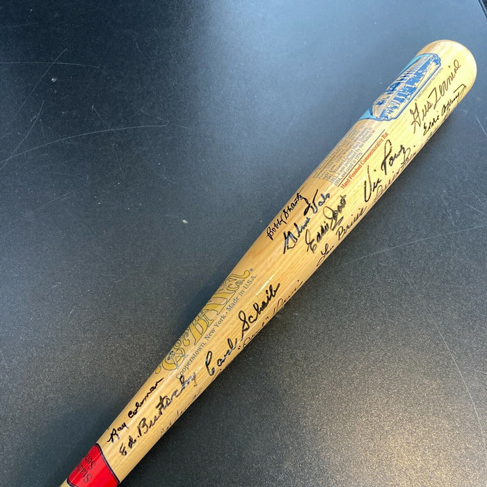 Rare Philadelphia Athletics A's Legends Bat With 40 Signatures JSA COA