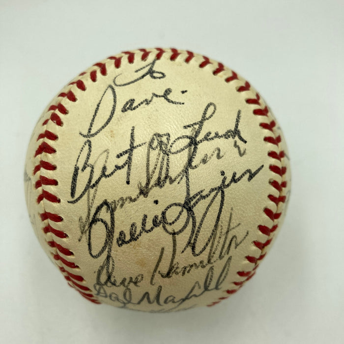 1975 Oakland A's Team Signed American League Baseball Beckett COA