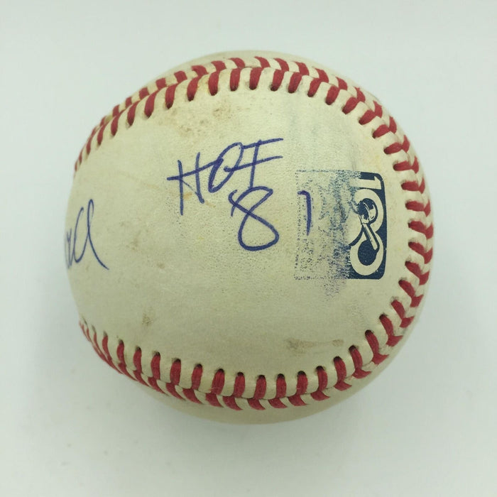 Ernie Harwell Hall Of Fame 1981 Signed Game Used Minor League Baseball JSA COA