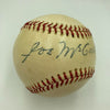 Beautiful Joe Mccarthy Single Signed American League Baseball JSA COA