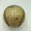 1927 New York Yankees WS Champs Team Signed Baseball Babe Ruth & Lou Gehrig PSA