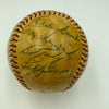 Joe Dimaggio & Ted Williams 1970's Yankees Old Timers Day Signed Baseball JSA