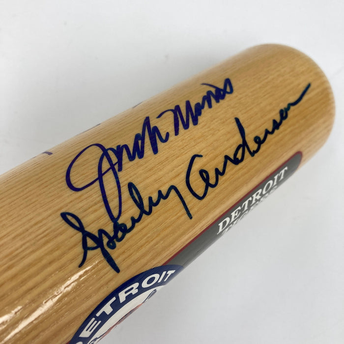Detroit Tigers Hall Of Fame Legends Multi Signed Cooperstown Baseball Bat JSA