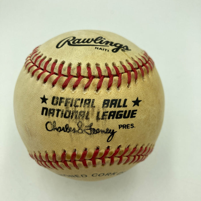 Ryne Sandberg Rookie Signed Official National League Feeney Baseball PSA DNA