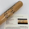 Ted Williams Signed Heavily Inscribed Career STAT Baseball Bat JSA COA