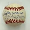 Mickey Mantle Ted Williams Carl Yastrzemski Triple Crown Signed Baseball JSA COA