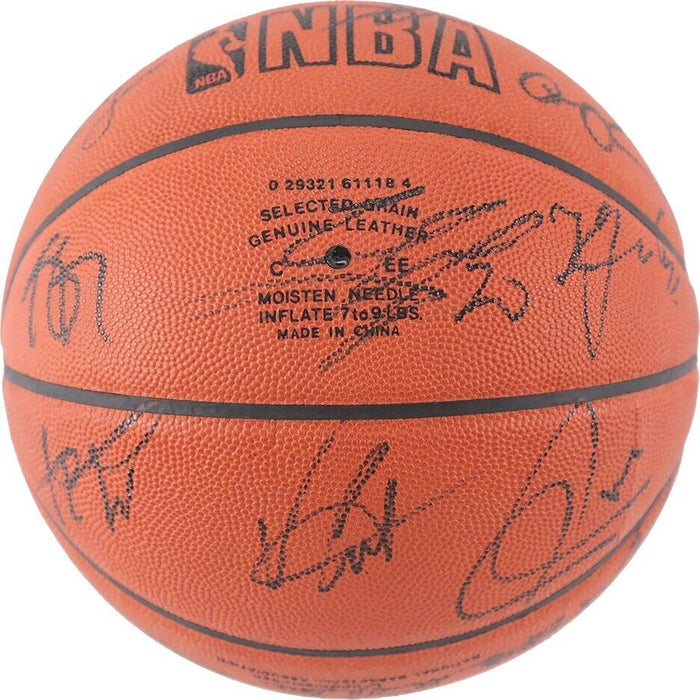 Kobe Bryant & Lebron James 2005 All Star Game Team Signed Basketball PSA DNA COA