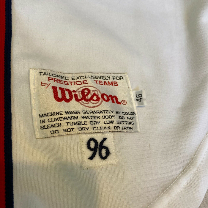 Marquis Grissom Game Used 1996 Atlanta Braves Jersey World Series Season