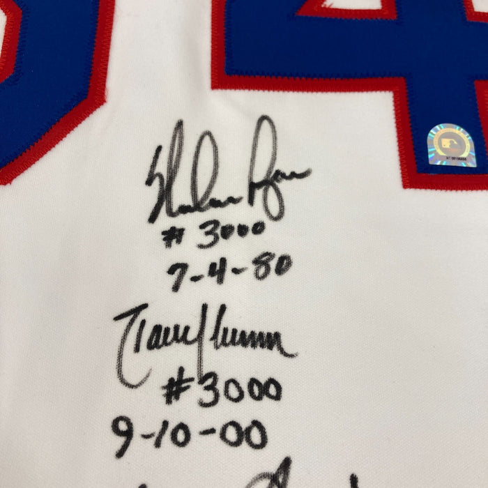 Nolan Ryan Tom Seaver Randy Johnson 3,000 Strikeout Club Signed Jersey MLB