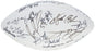 1985-86 Super Bowl Champs Chicago Bears Team Signed Football Walter Payton PSA