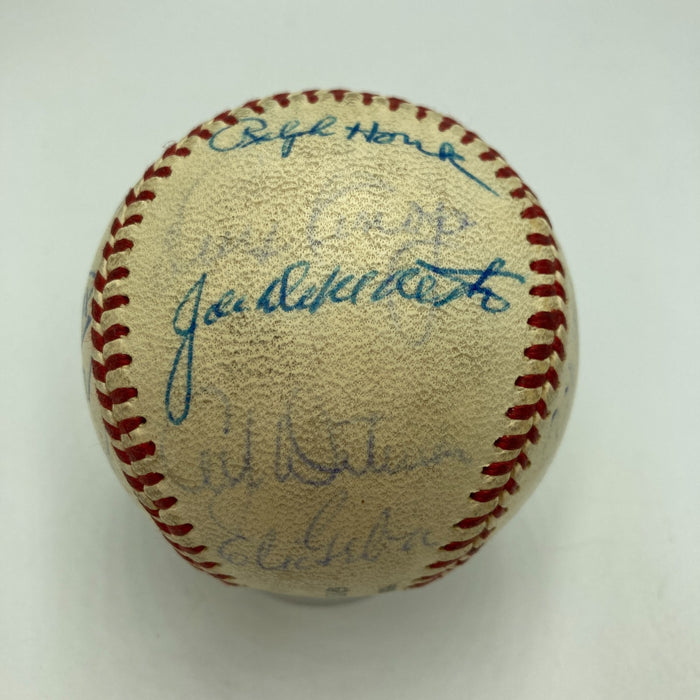 1960 Yankees WS Champs Team Signed Baseball World Series Game Used Baseball JSA