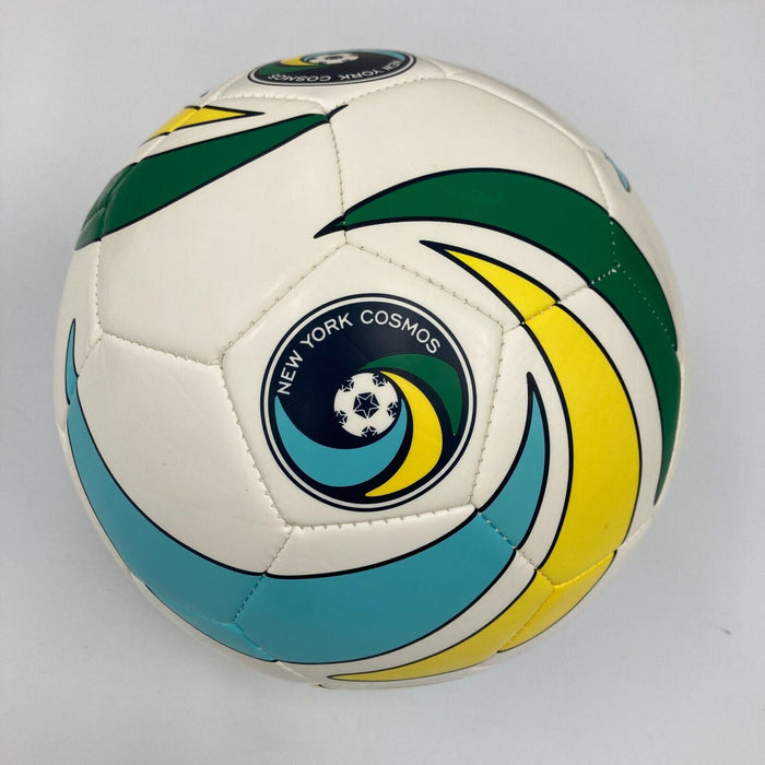 Pele Signed New York Cosmos Soccer Ball Steiner COA
