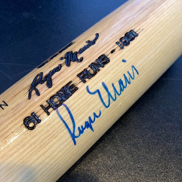 Stunning Mickey Mantle & Roger Maris Signed Game Model Baseball Bat PSA DNA MINT