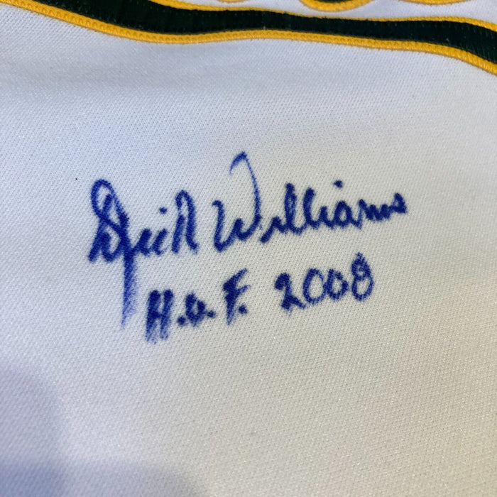 Dick Williams Hall Of Fame 2008 Signed Oakland A's Jersey JSA COA