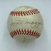 Joe Dimaggio Vince Dimaggio & Dom Dimaggio 3 Brothers Signed Baseball Beckett