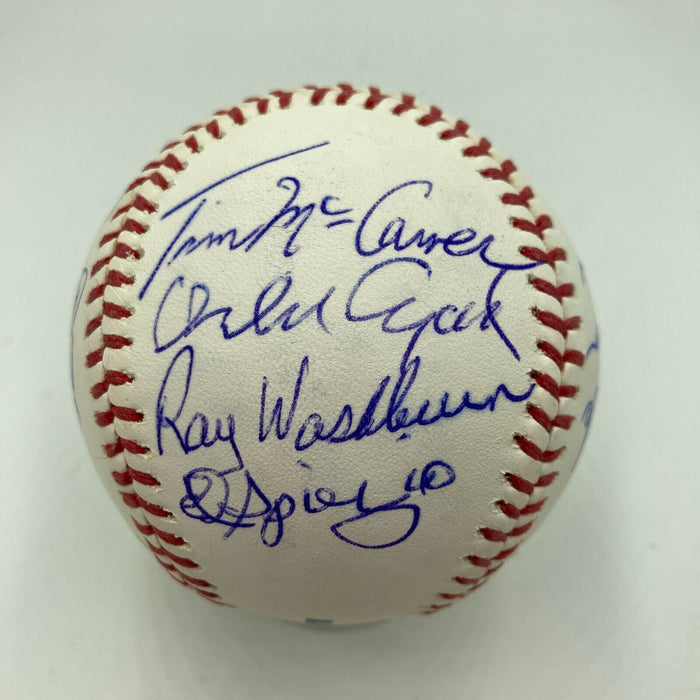 1967 St. Louis Cardinals World Series Champs Team Signed Baseball Tristar COA