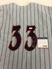 2001 Justin Morneau Pre Rookie Signed Game Used  Minnesota Twins Jersey PSA DNA