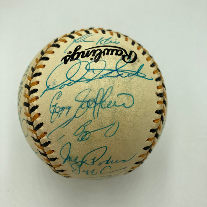 1994 All Star Game National League Team Signed Baseball Barry Bonds PSA DNA COA