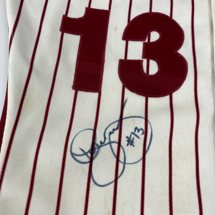 Roger McDowell 1989 Game Used Philadelphia Phillies Jersey MEARS A10 The Finest