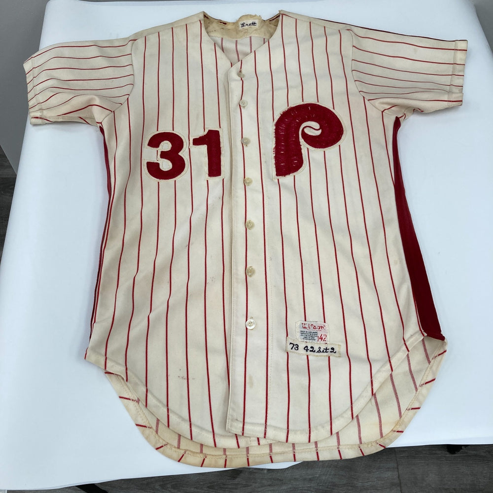 Ken Brett 1973 Game Used Philadelphia Phillies Jersey MEARS A9 The Finest
