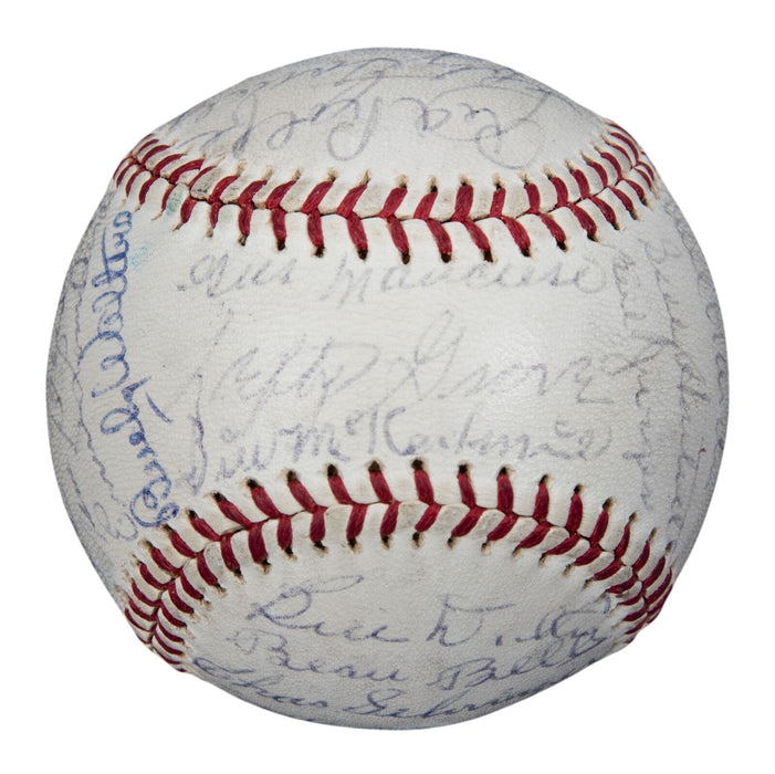 Extraordinary 1937 All Star Game Signed Baseball 34 Sigs! Jimmie Foxx PSA DNA