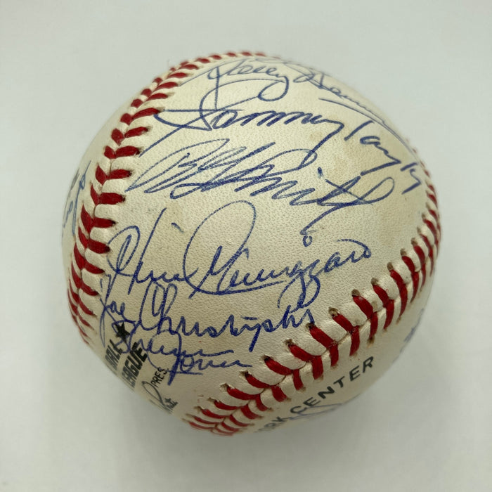 1962 New York Mets Inaugural Season Team Signed National League Baseball JSA COA