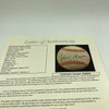 Beautiful Hank Aaron Signed National League Baseball JSA COA