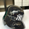 Beautiful Derek Jeter New York Yankees Captains Signed Game Helmet Steiner & MLB