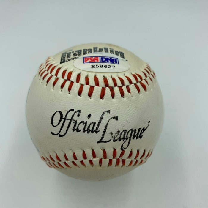 Don Mattingly Pre Rookie 1982 Columbus Clippers Team Signed Baseball PSA DNA COA