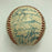 1970's Old Timers Day HOF Multi Signed Baseball Stan Musial Casey Stengel JSA