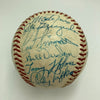 1970's Old Timers Day HOF Multi Signed Baseball Stan Musial Casey Stengel JSA