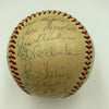 Jackie Robinson Roy Campanella 1956 Brooklyn Dodgers Team Signed Baseball JSA