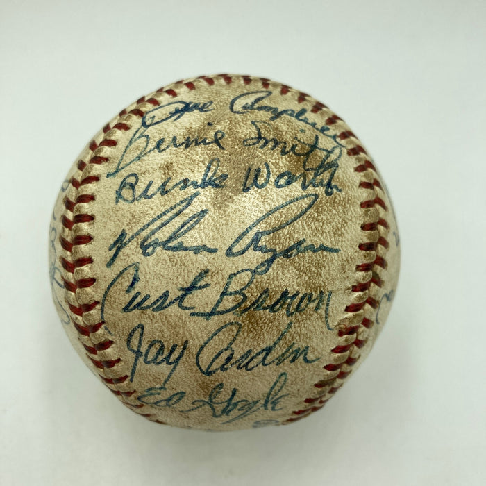 Nolan Ryan Pre Rookie 1966 Williamsport Mets Signed Minor League Baseball PSA