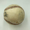 Babe Ruth Single Signed 1928 American League Baseball JSA COA